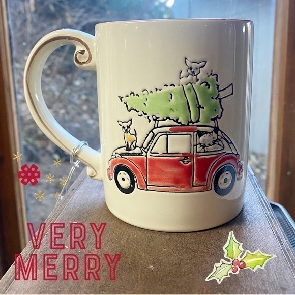 SPECTRUM Designz Bring Home Tree Dogs 16 oz Mug - Picture 1 of 9